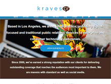 Tablet Screenshot of kravespr.com